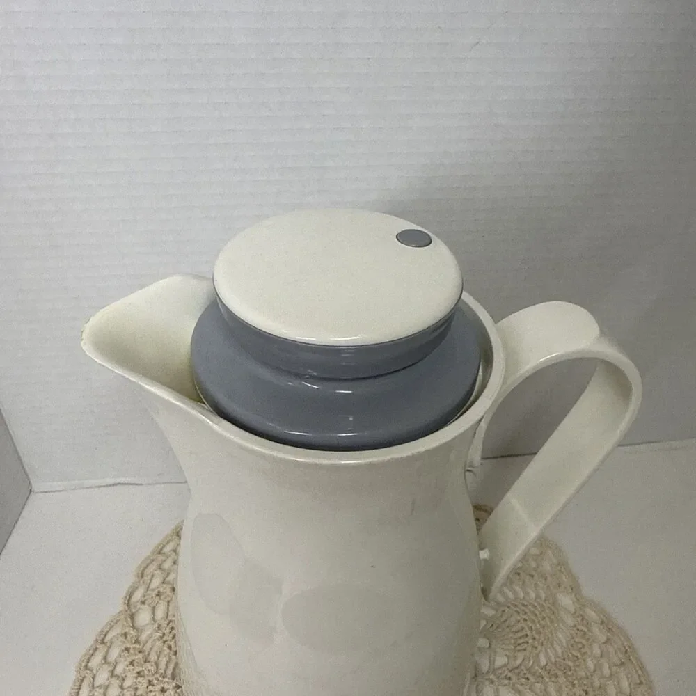 Vintage 1984 Thermos Coffee Butler Floral Ellie 820 West Germany 32 Ounce Carafe